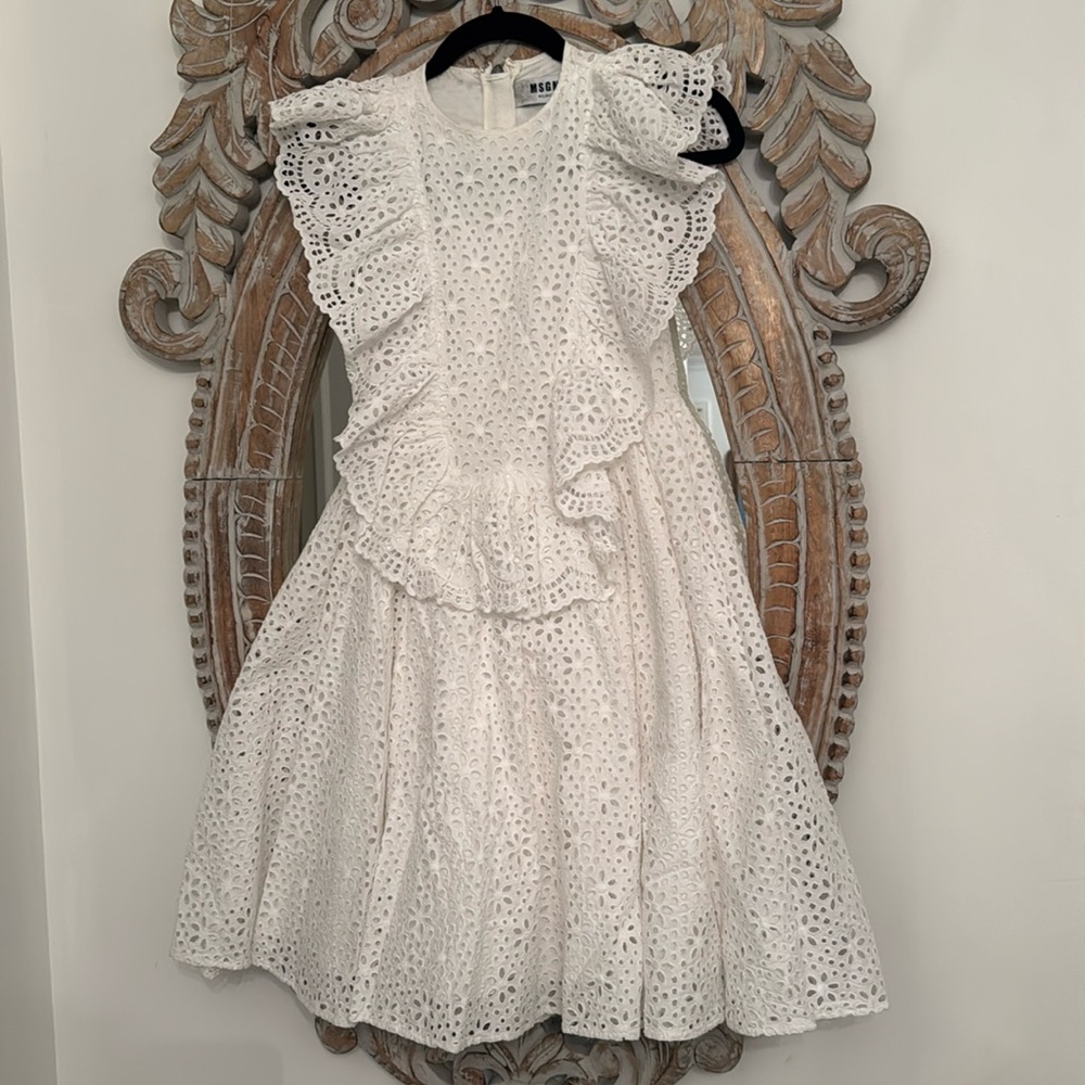 MSGM Mini White Dress